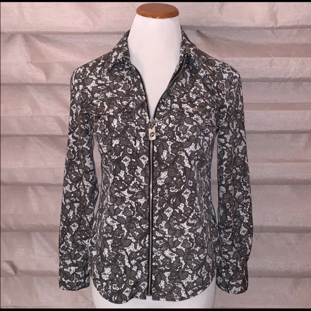 Michael Kors zip up top